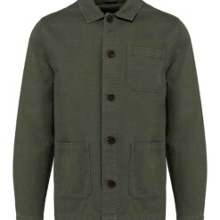 Native Spirit Worker Faded Jacket - Washed Organic Khaki, 3XL