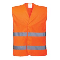 Portwest Hi-Vis Two Band Vest - Orange, 4XL/5XL