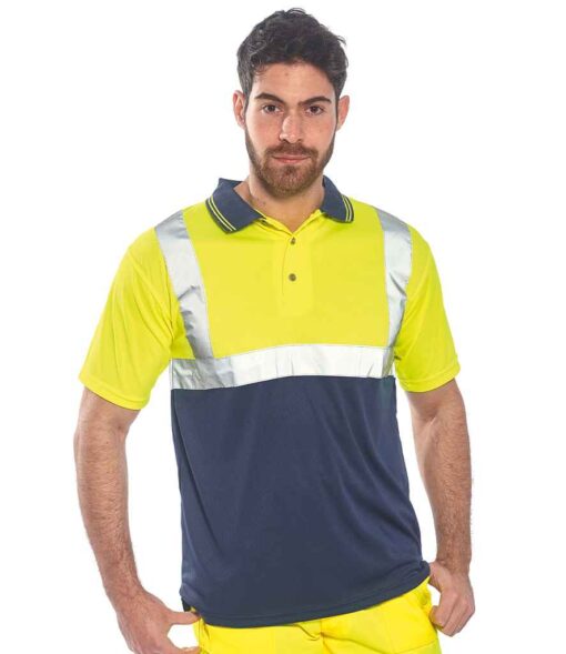 Portwest Hi-Vis Two Tone Polo Shirt