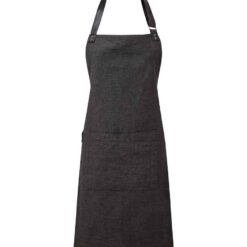 Premier Annex Oxford Bib Apron - Black