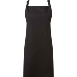 Premier Antimicrobial Bib Apron - Black