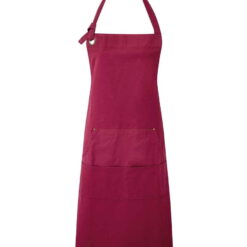 Premier Calibre Heavy Canvas Pocket Apron - Burgundy