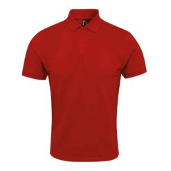 Premier Coolchecker® Plus Piqué Polo Shirt - Red, 6XL