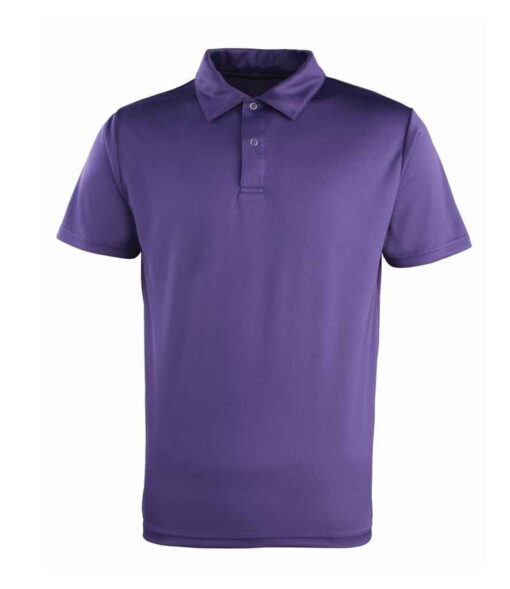 Premier Coolchecker® Stud Piqué Polo Shirt - Purple, 3XL