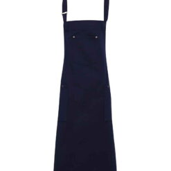 Premier Cotton Chino Bib Apron - Navy