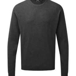 Premier Cotton Rich Crew Neck Sweater - Charcoal, 4XL