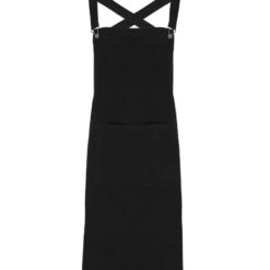 Premier Cross Back Barista Bib Apron - Black