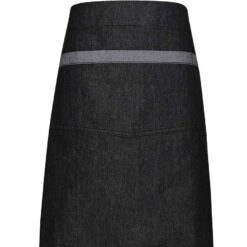 Premier Domain Waist Apron - Black Denim