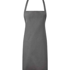 Premier Essential Bib Apron - Dark Grey