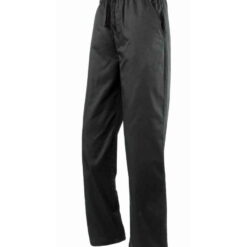 Premier Essential Chef's Trousers - Black, 5XL