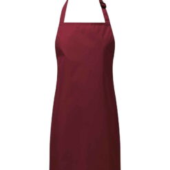 Premier Kids Waterproof Apron - Burgundy, 7-10