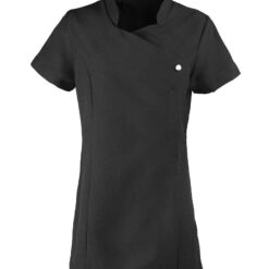 Premier Ladies Blossom Short Sleeve Tunic - Black, 24