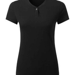 Premier Ladies Cotton Rich Comis T-Shirt - Black, XXL