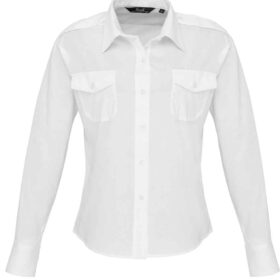 Premier Ladies Long Sleeve Pilot Shirt - 26