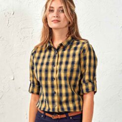 Premier Ladies Mulligan Check Long Sleeve Shirt