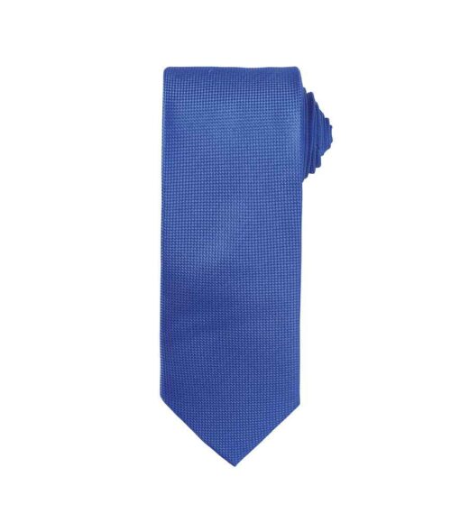 Premier Micro Waffle Tie - Royal Blue