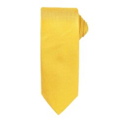 Premier Micro Waffle Tie - Sunflower