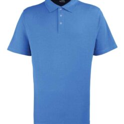 Premier Stud Piqué Polo Shirt - Royal Blue, 5XL