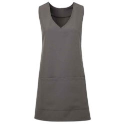 Premier Wrap Around Tunic Apron - Dark Grey, L/XL