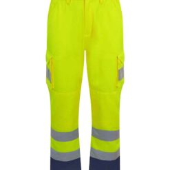 Pro RTX High Visibility Cargo Trousers - Yellow, 5XL/L