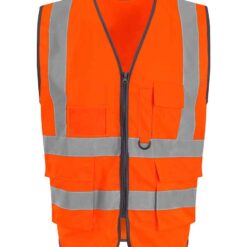 Pro RTX High Visibility Executive Waistcoat - Orange, 5XL