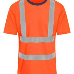 Pro RTX High Visibility T-Shirt - Orange/Navy, 5XL