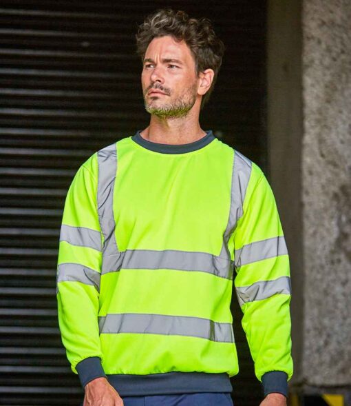 Pro RTX High Visibility Two Tone Sweatshirt demo