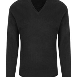 Pro RTX Pro Acrylic V Neck Sweater - Black, 5XL