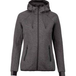 Proact Ladies Performance Hooded Jacket - Deep Grey Heather, XL