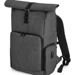 Quadra Q-Tech Charge Roll-Top Backpack - Granite Marl