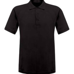 Regatta Coolweave Piqué Polo Shirt - Black, 3XL
