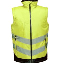 Regatta High Visibility Pro Bodywarmer - Yellow/Navy, 3XL