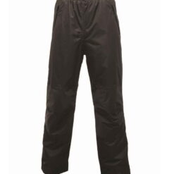 Regatta Linton Waterproof Overtrousers - Black, XXL/R
