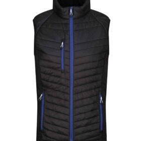 Regatta Navigate Hybrid Bodywarmer - Black/New Royal Blue, 3XL