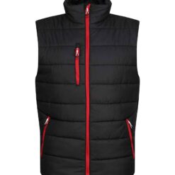 Regatta Navigate Thermal Bodywarmer - Black/Classic Red, 3XL