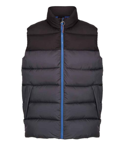 Regatta Vintage Puffer Bodywarmer - Seal Grey/Black, 3XL