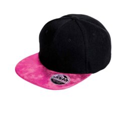 Result Bronx Glitter Snapback Cap - Black/Pink