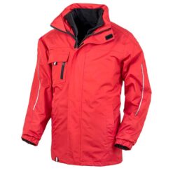 Result Core 3-in-1 Transit Jacket - Red, 4XL