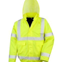 Result Core Hi-Vis Winter Blouson Jacket - Fluorescent Yellow, 4XL