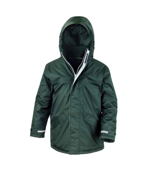 Result Core Kids Winter Parka Jacket - Bottle Green, 13-14