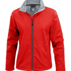 Result Core Ladies Soft Shell Jacket - Red, XXL/18
