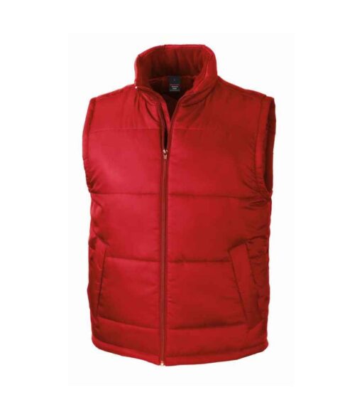 Result Core Padded Bodywarmer - Red, 3XL