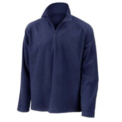Result Core Zip Neck Micro Fleece - Navy, 3XL