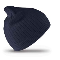 Result Cotton Knitted Beanie - Navy