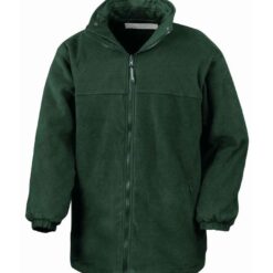 Result Fleece Lined StormDri 4000 Waterproof Jacket - Bottle Green/Bottle Green, XXL