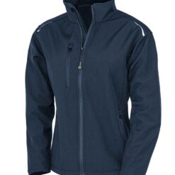 Result Genuine Recycled Ladies Three Layer Printable Soft Shell Jacket - Navy, XXL