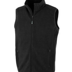 Result Genuine Recycled Polarthermic Fleece Bodywarmer - Black, 4XL