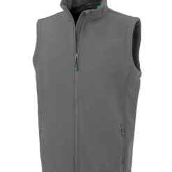 Result Genuine Recycled Printable Soft Shell Bodywarmer - Workguard Grey, 3XL