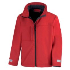 Result Kids Classic Soft Shell Jacket - Red, 13-14