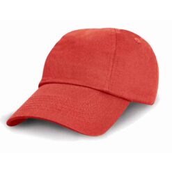 Result Kids Low Profile Cotton Cap - Red